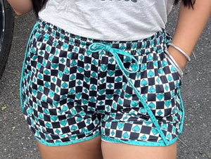 Lucky Day Checkered Shorts