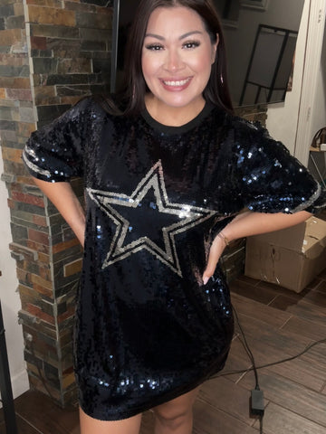 Dallas Cowboys Sequin Dress