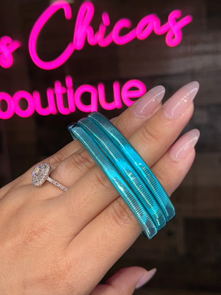 Aqua Bracelet Set