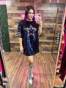 Dallas Cowboys Sequin Dress