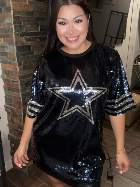 Dallas Cowboys Sequin Dress