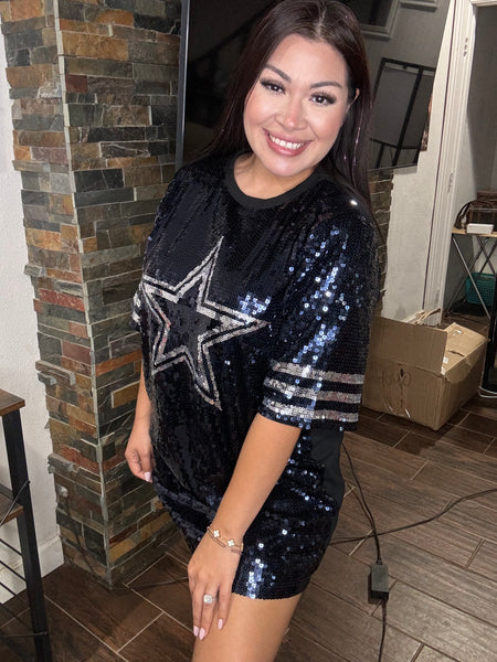 Dallas Cowboys Sequin Dress