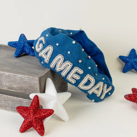 Game Day Headband BLUE