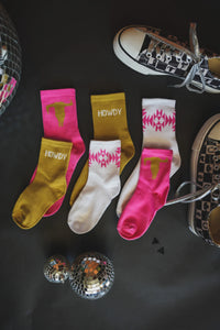 Western Sock Bundle PINK